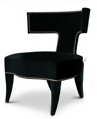 DONGHIA KLISMOS UPHOLSTERED CHAIR