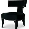 DONGHIA KLISMOS UPHOLSTERED CHAIR